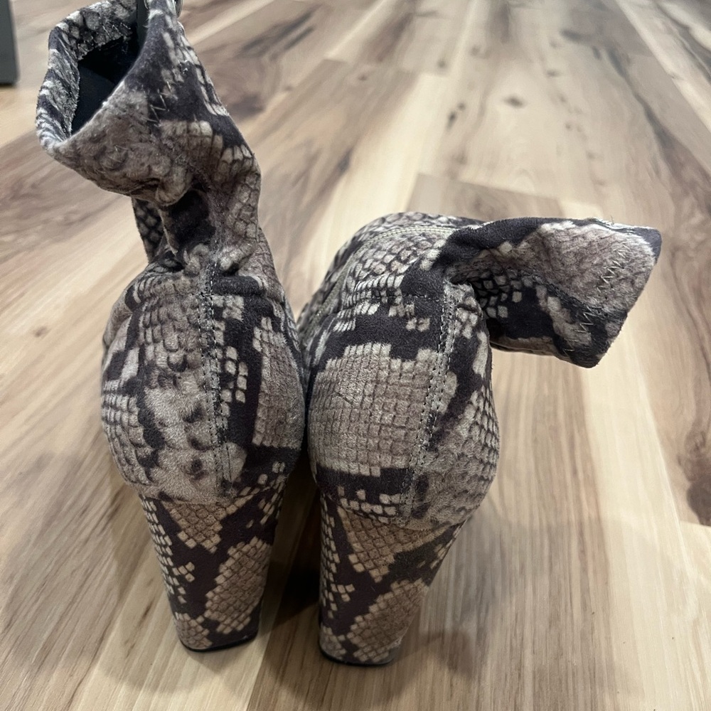 Steve Madden Python Print Ankle Booties - image 2